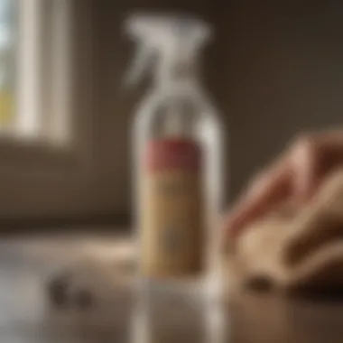 Detailed view of Adams Flea and Tick Home Spray bottle