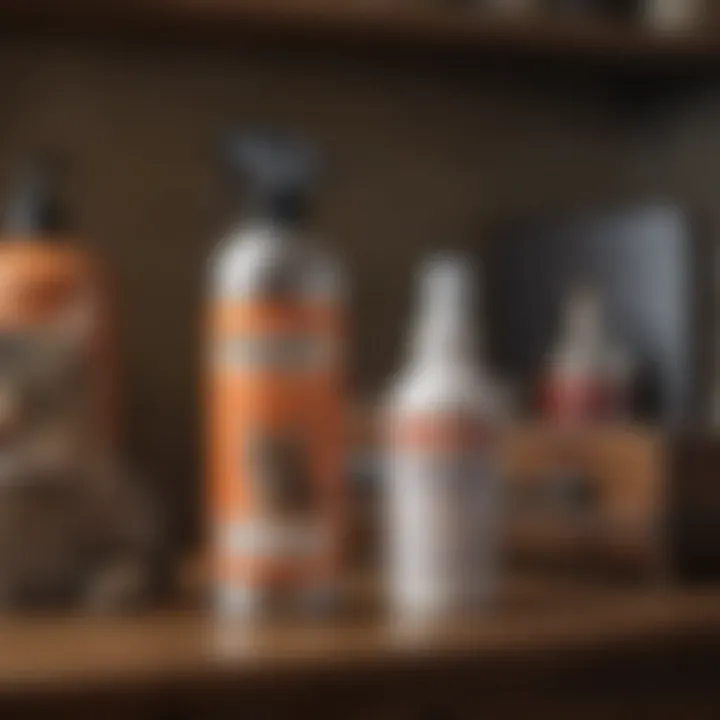 Adams Flea and Tick Spray for Cats on a shelf