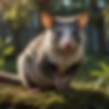 An infographic displaying the ecological benefits of possums in urban environments.