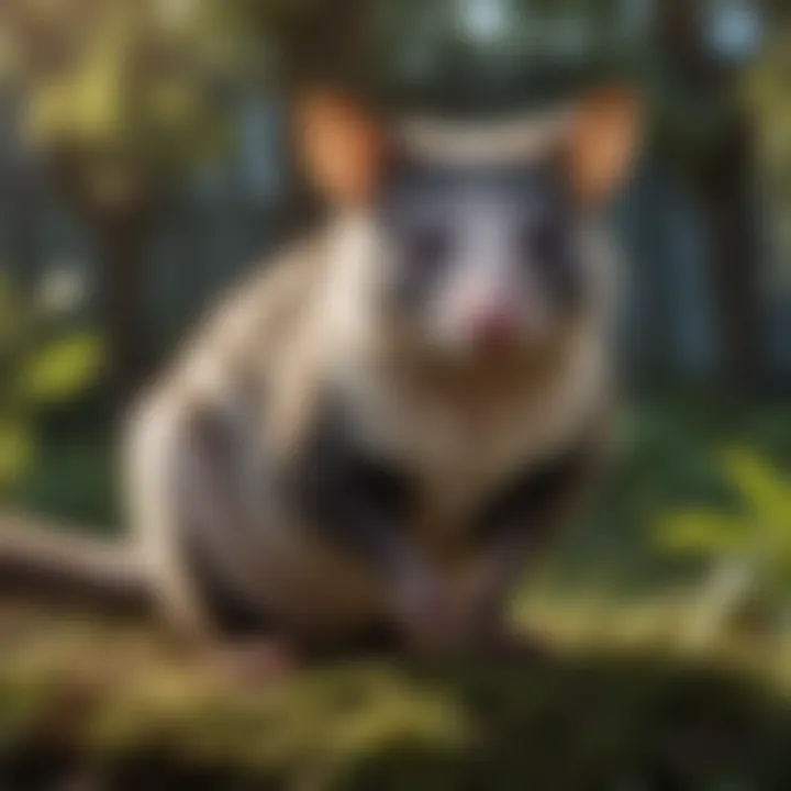 An infographic displaying the ecological benefits of possums in urban environments.