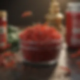 Overview of various red ant bait products