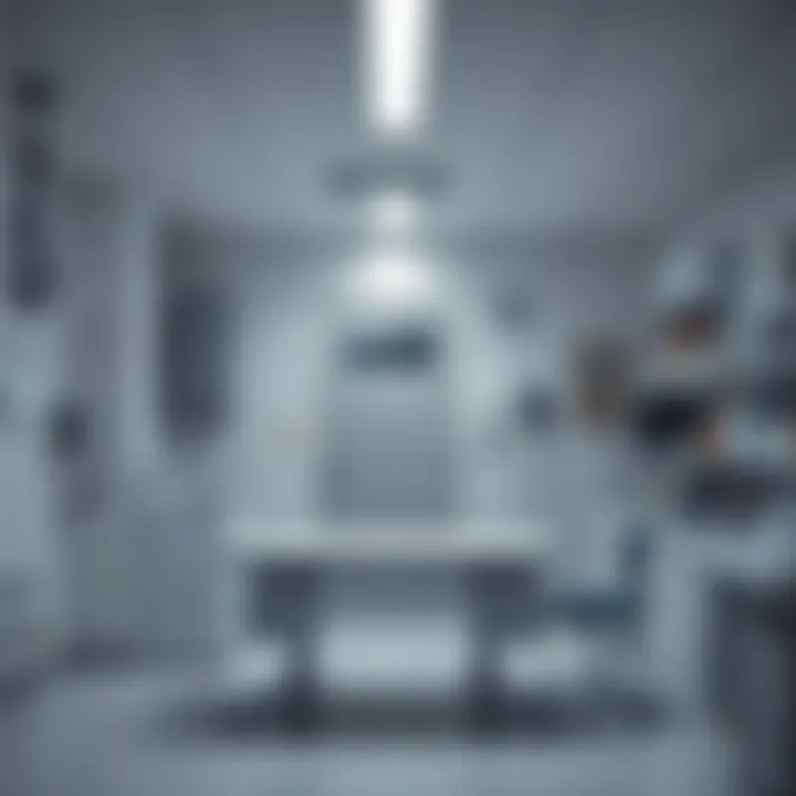 A clean and organized doctor's office to emphasize cleanliness