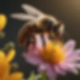 Close-up of a bee on a flower