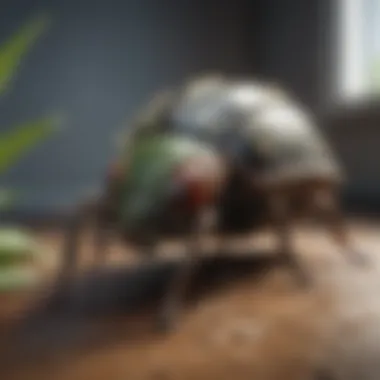 Illustration of eco-friendly pest control methods