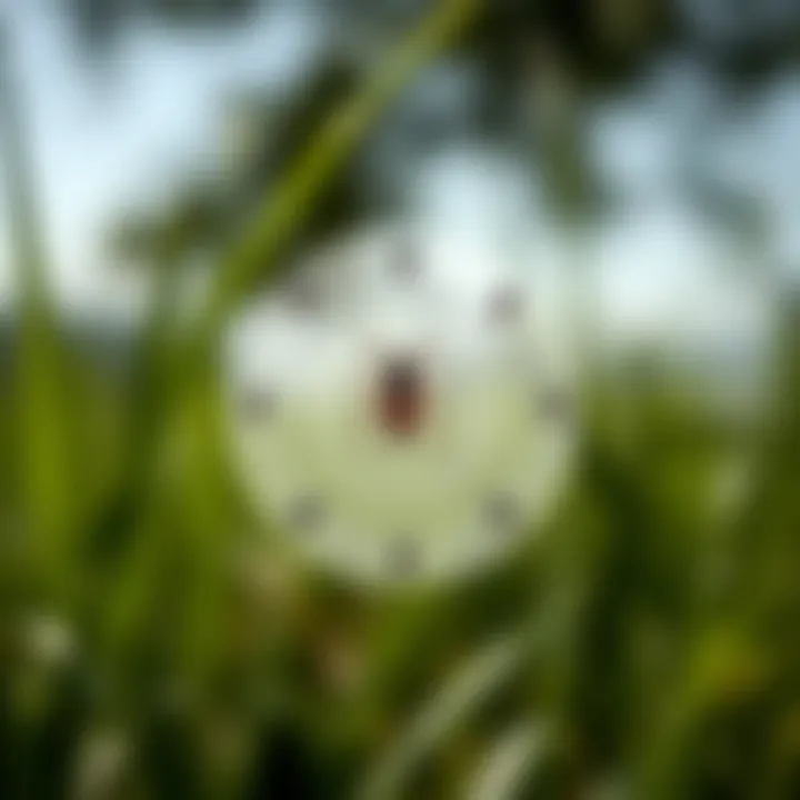 Diagram illustrating the life cycle of chiggers