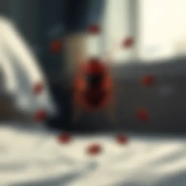 Diagram of bed bug lifecycle