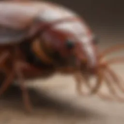 Visual representation of cockroach anatomy highlighting the impact of IGRs