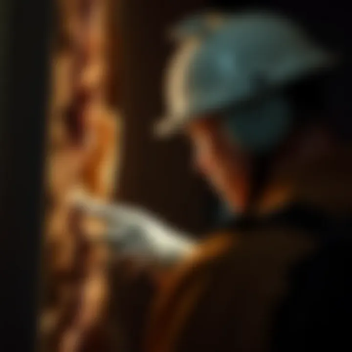 Visual representation of termite assessment techniques