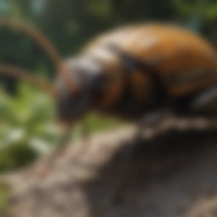 Diverse pest species in their natural habitats