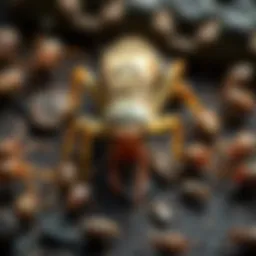 Detailed view of common pests found in New Jersey homes