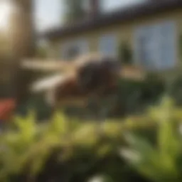 Natural deterrents to flies in a garden