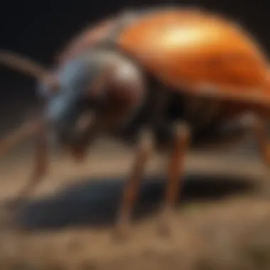 A close-up view of common pests found in Modesto, showcasing their characteristics.