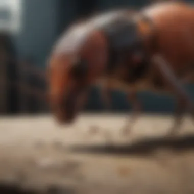 Applying Demon Roach Killer Application method of Demon Roach Killer in action