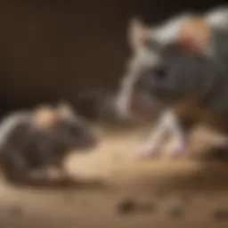 Side-by-side comparison of rat and mouse