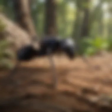 Natural Habitat of Carpenter Ants Natural habitat of carpenter ants in trees