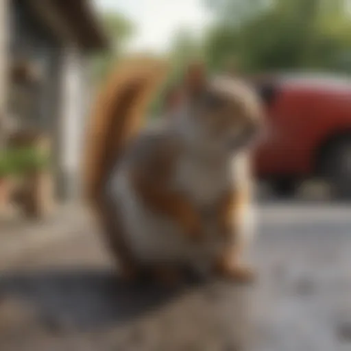 Signs of squirrels in garage