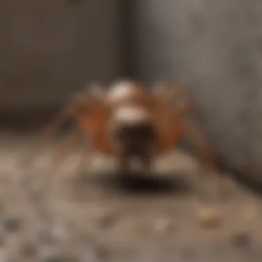 Infographic illustrating safe spider control methods