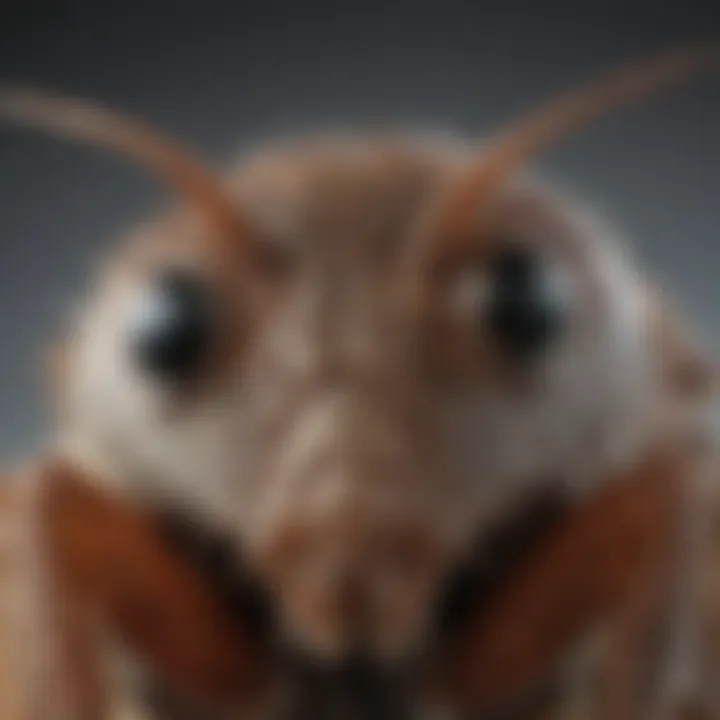 Close-up of a stink bug highlighting its distinctive features