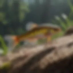 Close-up view of Goodnature lures in a natural setting