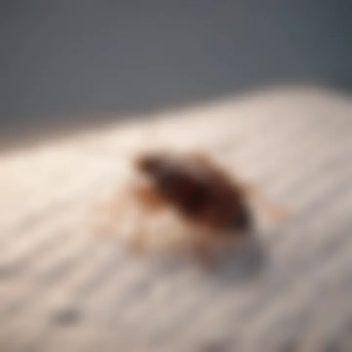 Illustration of bed bugs on a mattress