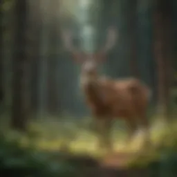 Schematic illustration of electronic deer repellent technology