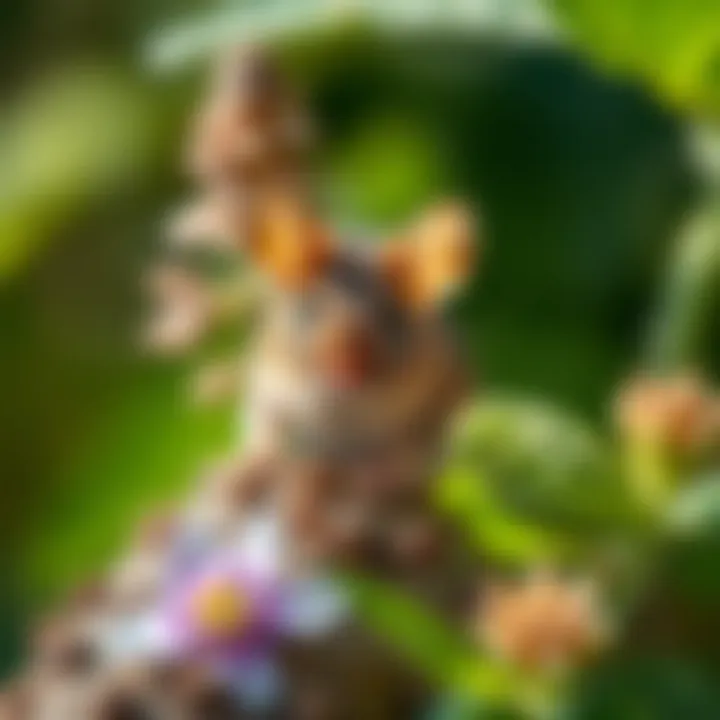 An illustrated guide highlighting herbs and their natural repelling effects