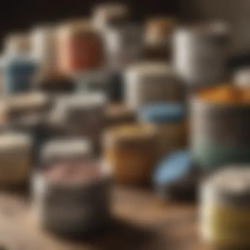 Variety of flea powder containers