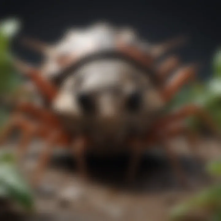 Conceptual art illustrating challenges in pest management