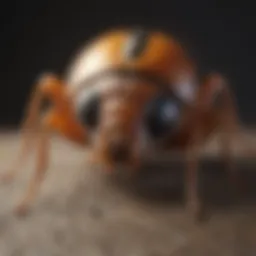 Close-up of common pest in Lansing, MI environment