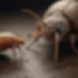 A close-up of common household pests