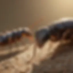 A close-up view of common pests found in San Diego homes, such as ants and termites.