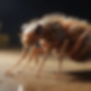 Applying an Effective Treatment for Flea Control Effective flea treatment in action