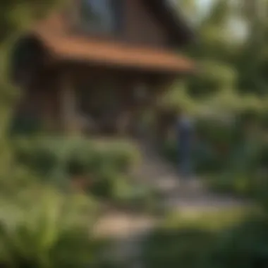 Practical Application for Homeowners Homeowner integrating ultrasonic deterrent in a garden