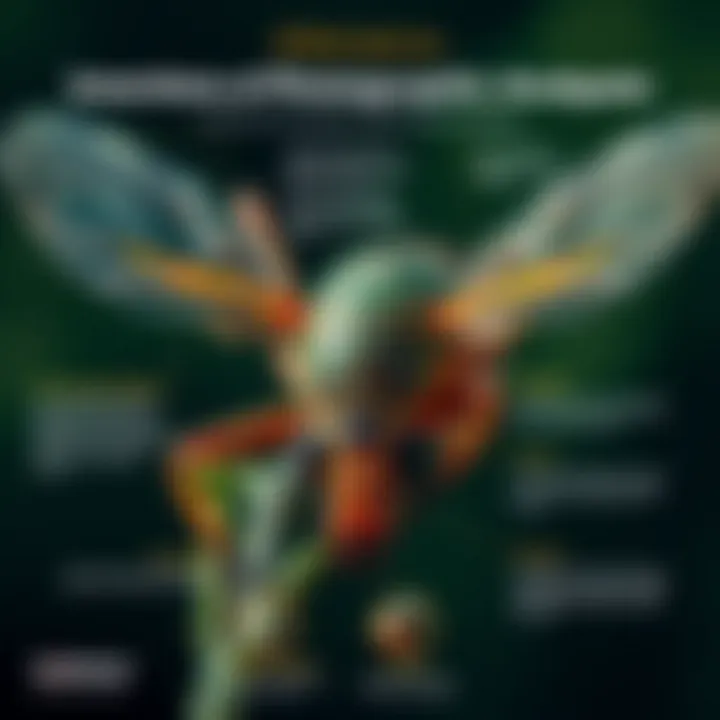 Infographic showing the applications of photographic analysis in pest management