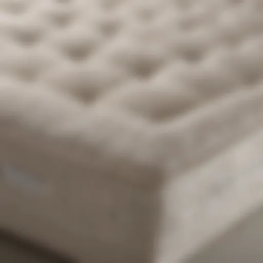 Elegant design of the Martha Stewart mattress showcasing its luxurious fabric and stitching.