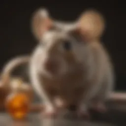 Detailed illustration of mouse anatomy for identification