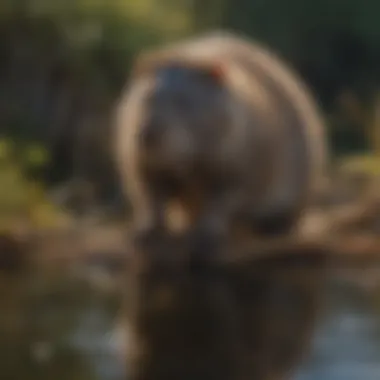 Effective muskrat trapping in action