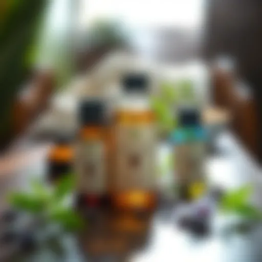 A collection of essential oils known for their pest-repelling properties