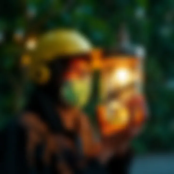 Illustration of eco-friendly pest control solutions