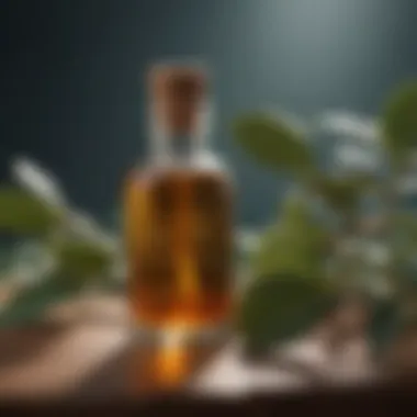 Eucalyptus Essential Oil: A Natural Repellent A bottle of essential oil, specifically eucalyptus, which is effective in keeping rodents at bay.
