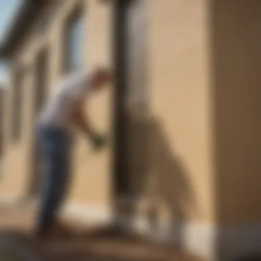 OptiGard Flex Liquid being applied in a residential setting
