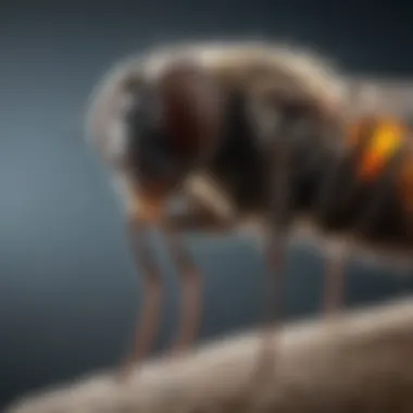 The Pelsis Aura Fly Light in action, demonstrating its effectiveness in capturing insects.