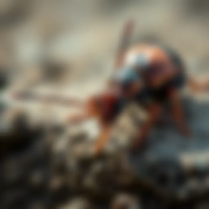 Close-up of a local pest found in Parkersburg