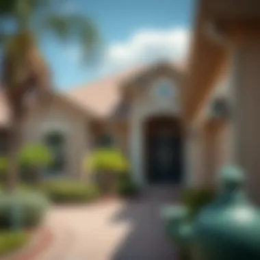 Residential property with pest control measures in place