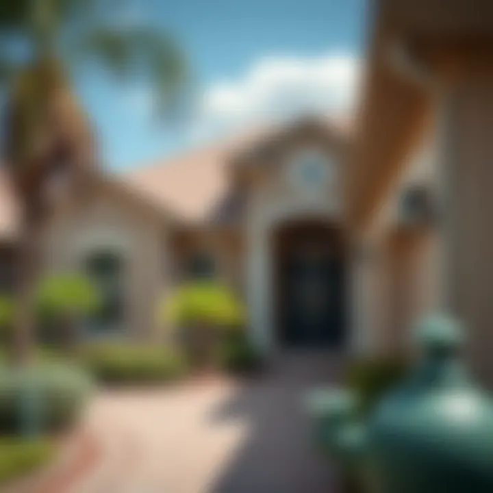 Residential property with pest control measures in place