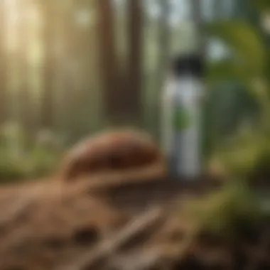 Eco-friendly Pest Control Solutions A sustainable pest control product displayed in an eco-friendly setting