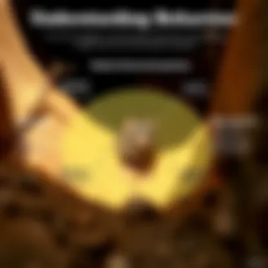 Diagram showing rodent behavior patterns