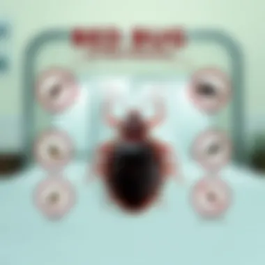 Visual representation of prevention methods against bed bugs