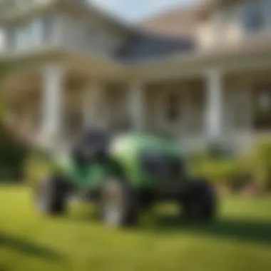 Thriving Lawn Care with TruGreen Lush green lawn maintained by TruGreen services