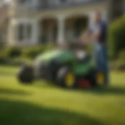 Lush green lawn maintained by TruGreen